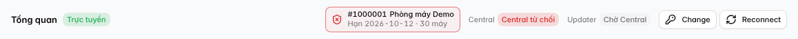 License hết hạn